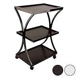 アンティーク フレームワゴン 全2色 幅53×奥行36×高さ80cm ブラウン [ アンティークワゴン エステワゴン ネイルワゴン 美容室ワゴン キッチンワゴン マルチワゴン サイドワゴン キャスターワゴン キャスター付き インテリア 収納