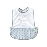 SOULEIADO お食事ポーチロン 袖なし ブルー 18121004