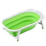 Baby Folding Bath Tub New Design Bath Tub Space Saver (Green) by TZinternational