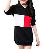 輝姫 スウェット パーカー ガールズ 子供 女の子 男の子 コーデユロイ コール天 ブラウス クルーネック トップス 綿 コットン ウール 春秋 (130ｃｍ　, ブラック)