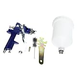 Flameer 塗料ガン エアスプレーガン 重力フィード ペイント スプレーャー 車 修理 家具 塗装 スプレーガンキット 2サイズ選択 - 口径1.7mm