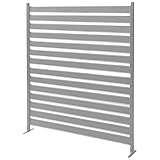 山善 ガーデンマスター アルミボーダーフェンス(幅120高さ149) グレー KABF-120H(GY)