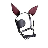 smグッズフェイス目隠しアダルトグッズ sm骨 口枷仮面 ハーネス お面 sm 拘束具 女性 目隠し ギャグ タイプ かぶりものポニープレイ 変身 SM 調教 プレイ用 セックス空想満足人気 コスプレ