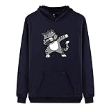 プルオーバー レディース Timsa おもしろ トレーナー レディース プルオーバー 白と黒猫 猫柄 可愛い 配色 秋冬 長袖トップス 人気 プレゼント パーカー カットソー 上着 シルエット スポー