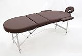 マッサージベッド ソフトレザー リクライニング機能付き アルミ 折りたたみベッド 指圧 エステ 整体br