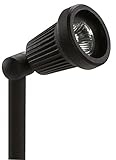 High Quality GL22724BK Low-Voltage Cast-Aluminum 20-Watt Halogen Floodlight with Glass Lens, Black