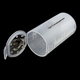 Demiawaking 電池アダプター AAをDサイズに変換する 電池ボックス 電池ホルダー ホワイト (4個)