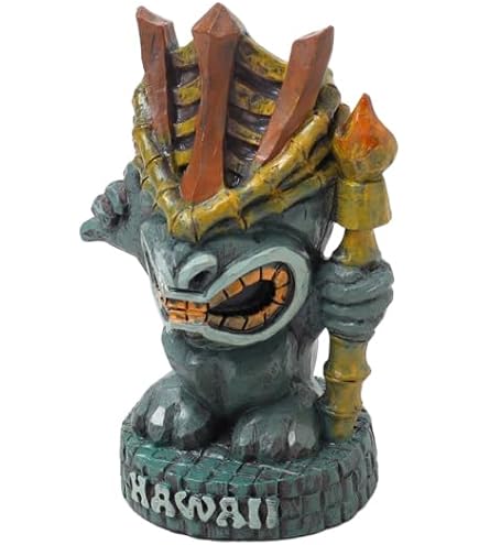 Amazon.co.jp: ハワイ ティキ TIKI 守り神 人形 置物 WINNER 勝利 幸運