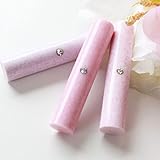 スワロ付き花はんこ 【12.0mm】クロコ風印鑑ケース付(スワロクリスタル) 印鑑 はんこ 銀行印 認印