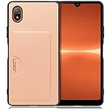 LOOF Skin Slim-Slot Xperia Ace III 用 ケース カバー カードポケット カード収納 カード 背面 スマホケース スマホカバー 背面カード収納 [アンバーローズ]