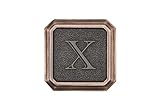 建築メールボックス3650orb-xアルミオイルはブロンズモノグラム – 文字" X "