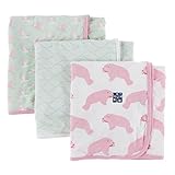 KicKee Pants Baby Boys ' Essentials Swaddling Blanket One Size