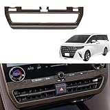 DodoxDIY 新型アルファード40系 ヴェルファイア/ベルファイア40系 カスタムアクセサリーパーツ センターエアコンスイッチパネルカバー 車種専用グッズ 内装 ABS樹脂製 木目調