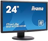iiyama 23.6インチワイド液晶ディスプレイ 1920×1080(フルHD1080P)対応 3系統入力装備 マーベルブラック PLB2409HDS-B1