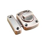 Perfk 高品質　ドアターンボルトロック　ステンレス　トイレ　プライバシーラッチ　耐久性　長寿命　全3色2サイズ - 銅　S