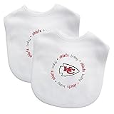 Baby Fanatic Team Color Bibs, Kansas City Chiefs, 2-Count by Baby Fanatic [並行輸入品]
