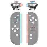 eXtremeRate Joycon 2対応用DIY交換フルセットボタン、Nintendo Switch 2 コントローラー対応用、カスタム ABXY 方向キー 十字キー ＋ − C HOME キャプチャー リリース L R ZR ZL トリガーボタン-クローム銀