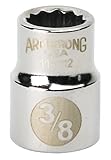 Armstrong 11-112 3/8-Inch Drive 12 Point Standard Socket, 3/8-Inch [並行輸入品]