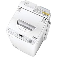 シャープ SHARP タテ型洗濯乾燥機 幅56.5cm(ボディ幅52.0cm) 洗濯・脱水容量 5.5kg ステンレス穴なし槽 シルバー系 ES-TX5C-S