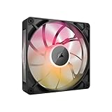 CORSAIR iCUE LINK RX140 MAX RGB 拡張キット 140mm PWM PCケースファン 30mm厚 シングルパック ブラック CO-9051035-WW