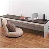 薄型シンプル パソコンデスク W1800 ロータイプ PCデスク PC-4518-BR