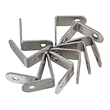 メタルコーナーブレースジョイント90度30 x 30 mm右角度コーナーBrackerシェルフサポートブラケット10個パック