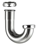 Waxman Consumer Products Group Chrome Kitchen Sink Trap J-Bend 7631200N