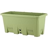 アップルウェアー 楽々菜園 深型 750 支柱用フレーム付(支柱別売) サラダグリーン