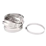 XDiscount ホース･クランプ　ホースバンド　調節可能　 91mm-114mm　クランプパイプ　冷却ホース・フィッティング・クリップ　10個入り