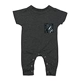 Domybestベビー服 男の子 ロンパース　70-100　半袖　無地 ボディスーツ オーバーオール ジャンプスーツ 春夏秋 　赤ちゃん 普段着 お出かけ 出産お祝い (100) (90)