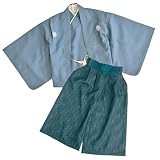 (ポッケポッシュ)Pokke Poche 袴 上下セット 袴 3点セット 着物 フォーマル 七五三 男の子 キッズ ジュニア小学生 簡単【ws22a008st】140cm ネイビー