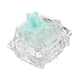 DUROCK リニアスイッチ クリーミーグリーンステム L2 リニア62gスイッチ 5ピン スムースルーブ メカニカルキーボードスイッチ (DUROCK L2 クリア 62g 110個)