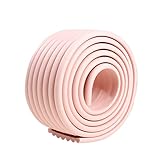 EOZY 赤ちゃん ケガ防止 U型 2Mコーナーガード コーナークッション 高弾力 自由に作れます 大幅 DIYツール 子育て応援 ベビーに テーブル ベッド柱の角にも (Bピンク)