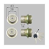 LIXIL メンテナンス 部品 ドア錠セット(MIWA URシリンダー)内筒のみ[DDZZ1002] *製品色・形状等仕様変更になる場合があります*