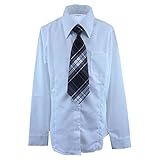 ネクタイ付き シャツ ガールズ ブラウス 卒園式 入学式 子供用 fo-sg02 160cm クロ