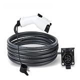 ev充電ケーブル 32A SAE J1772 充電延長ケーブル EV 充電器ケーブル タイプ 1 電気自動車延長 5m コード コネクタ