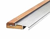 M-D Building Products 76281 1-1/8-Inch by 4-9/16-Inch 73-Inch TH393 Adjustable Aluminum and Hardwood