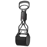 Petacc　ペットスコップ うんち取 フン キャッチャー　トイレスコップ クリーンスコップ　はさみデザイン　お散歩グッズの必需品　手が汚れない　片手で簡単　ロングハンドル