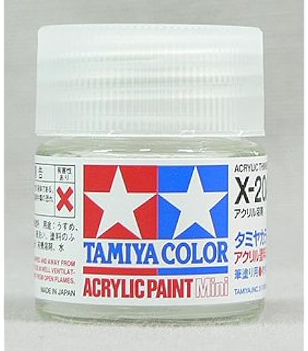 Amazon | タミヤモデル X-22 ミニアクリル絵具 クリア | カラー