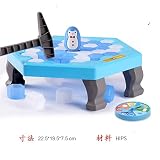 氷塊の積み木をたたえて畳むデスクトップのゲームパーティーのインタラクティブなおもちゃ (六角形)