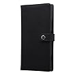 レイ・アウト Xperia XZ1 ケース 手帳型 本革 スナップボタン/ブラック RT-RXZ1RLC2/B
