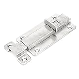 uxcell ドアボルトラッチ ステンレススチール 一個入り ゲートドア用