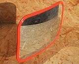 家庭用グラスミラ-角型　400×300mm 支柱取付金具付き