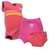 Konfidence Babywarma and Swim Nappies Set Pink Large - 9 to 12 Months by Konfidence