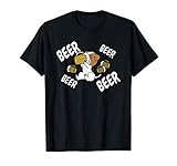 ビールジャック・ラッセル・テリア犬 Tシャツ