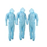 P Prettyia 使い捨て保護服　作業服　DIY/絵画/エンジニアリング/ラボなど用　不織布　軽量　約3個入り