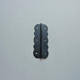 コニビオラ 花型 丁番 黒 64mm H‐31 2個