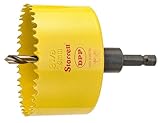 Starrett AVH0318 Bi-Metal Dual Pitch Professional Hole Saw with Quickshot Arbor, HSS Teeth, 3-1/8 Di
