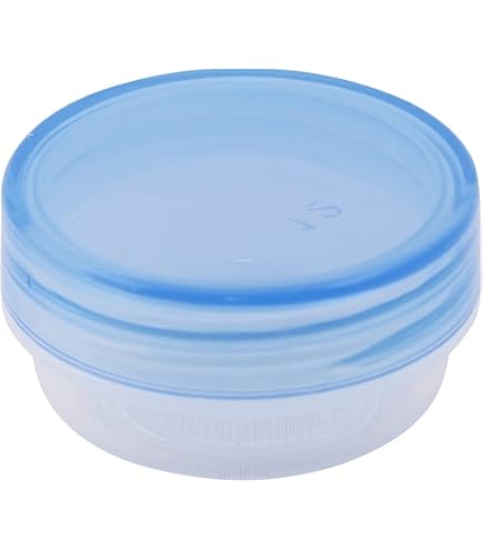 送料無料　軟膏容器　プラ壺A-5号 キャップ青 Amazon.co.jp: ﾌﾟﾗ壺A-5号 ｷｬｯﾌﾟ青 : 産業・研究開発用品