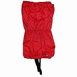 足カバー キッズ 子供 日本製 防風 防水 裏アルミ フットカバー レッド フリー